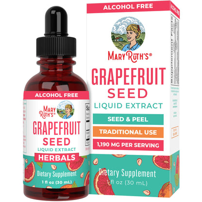 MaryRuth Organics Grapefruit Seed Extract Drops | Peel & Seed, Sugar Free, 1 oz