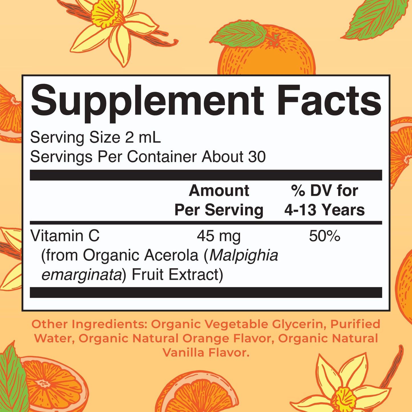 MaryRuth Organics Kids Vitamin C Drops – Vegan Immune Support for Ages 4-13 (2 oz)
