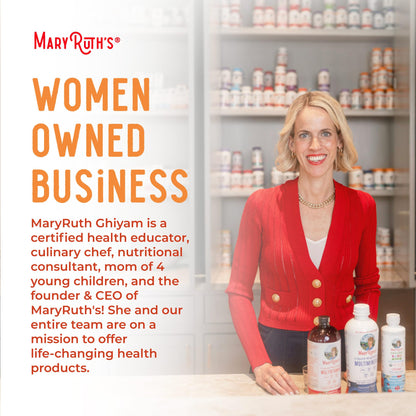 MaryRuth Organics Liquid Multivitamin + Hair Growth | Biotin 10000mcg | Lustriva for Thicker Hair