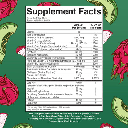 MaryRuth Organics Liquid Multivitamin + Lustriva Hair Growth for Women | Thicker Hair