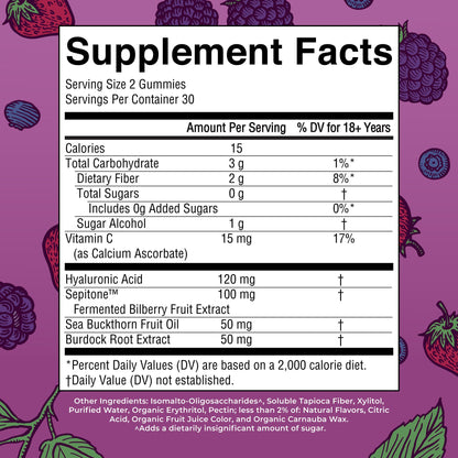 MaryRuth's Skin Restore + Renew Gummies with Hyaluronic Acid – Hydration, Elasticity & Skin Support | Vegan, Non-GMO | 60 Gummies