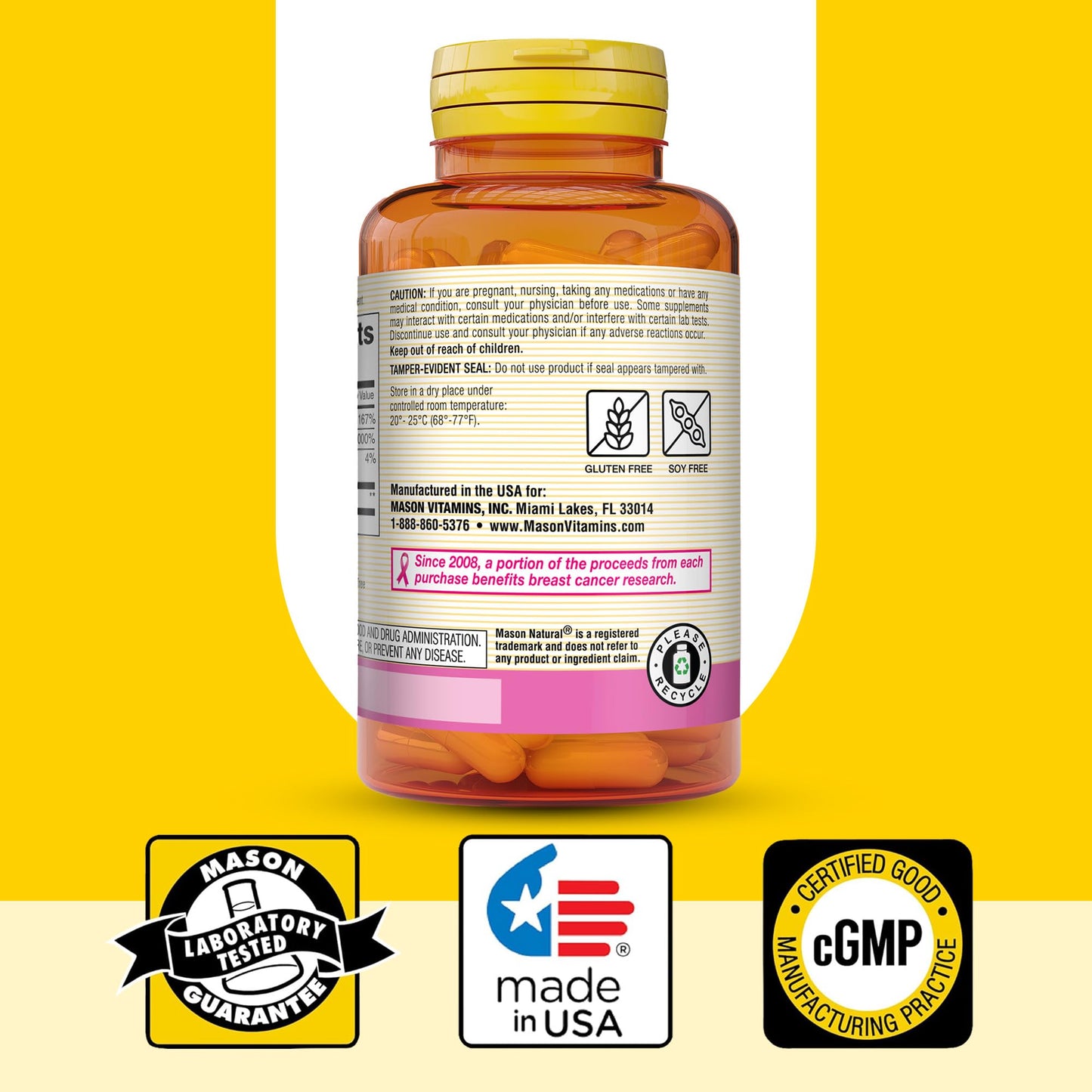 Mason Natural Collagen 1500mg with Vitamin C, Biotin & Calcium | Hair & Nails