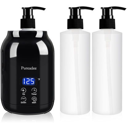 Massage Oil Warmer for Therapy, Spa, Salon, Barbershops & Home – Two Bottle Dispenser