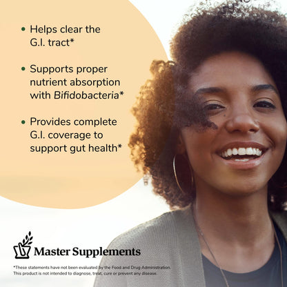 Master Supplements 30-Day Probiotic Gut Reset - Includes Theralac (30 ct.), TruBifido (30 ct.) & TruFlora (30 ct.) - Supports Optimal Gut Health - Gluten Free