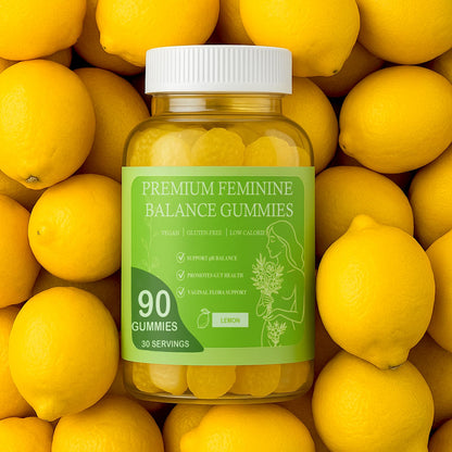 MATOP Premium Feminine Balance Gummies – pH Probiotic for Women, Lemon, Vegan