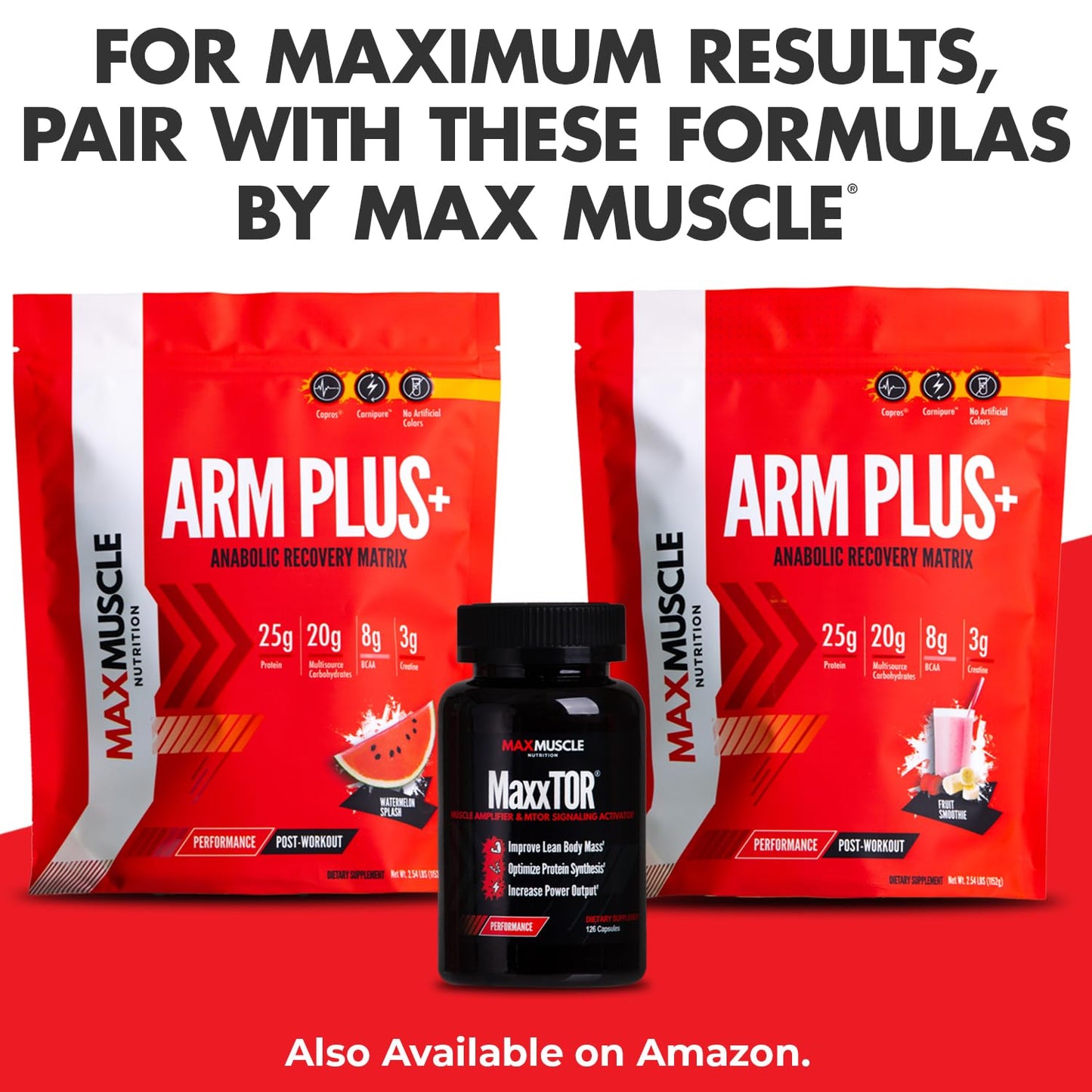 Max Muscle MaxPro Elite Whey Protein Powder – 30g Protein, 0g Sugar, 6.6g BCAAs, Strawberry Banana (4lb)