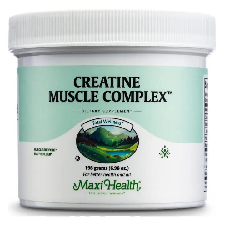 Maxi-Health Creatine Monohydrate - Muscle Mass With L-Taurine & Ribose