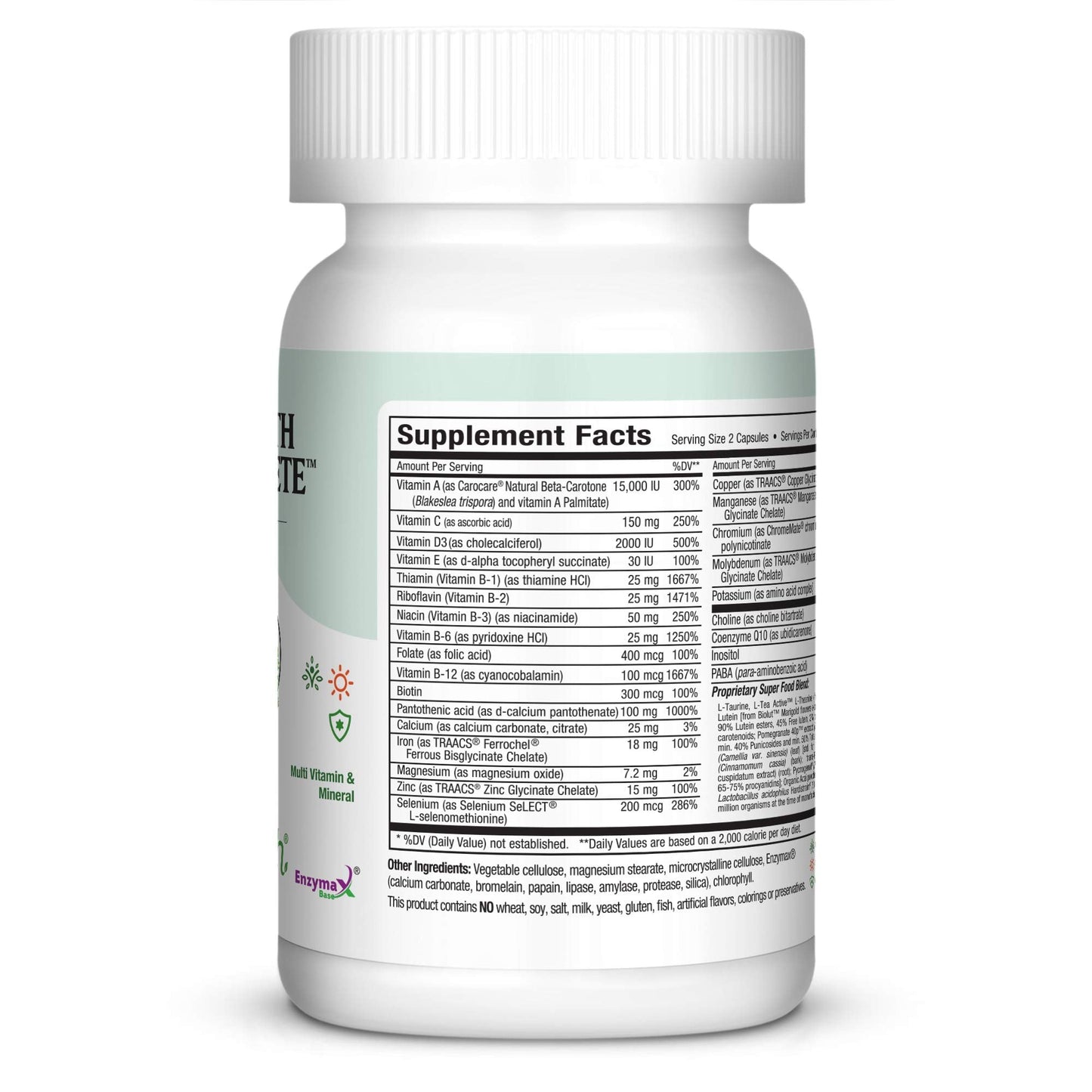 Maxi Health Multivitamin for Women & Men – Kosher, Non-GMO – 60 Capsules