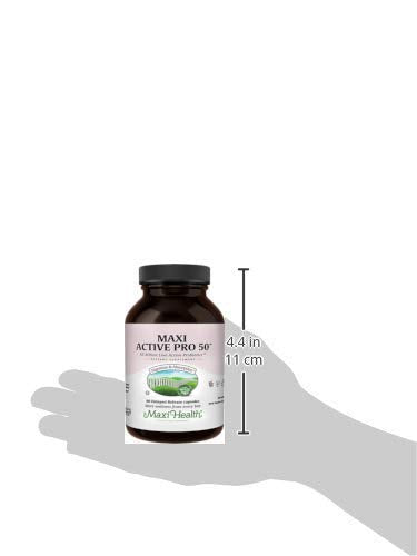 Maxi Health Probiotic Plus Ultimate Prebiotic - 50B Live Probiotics, 15 Strains, Ultra Protection | 60 Count