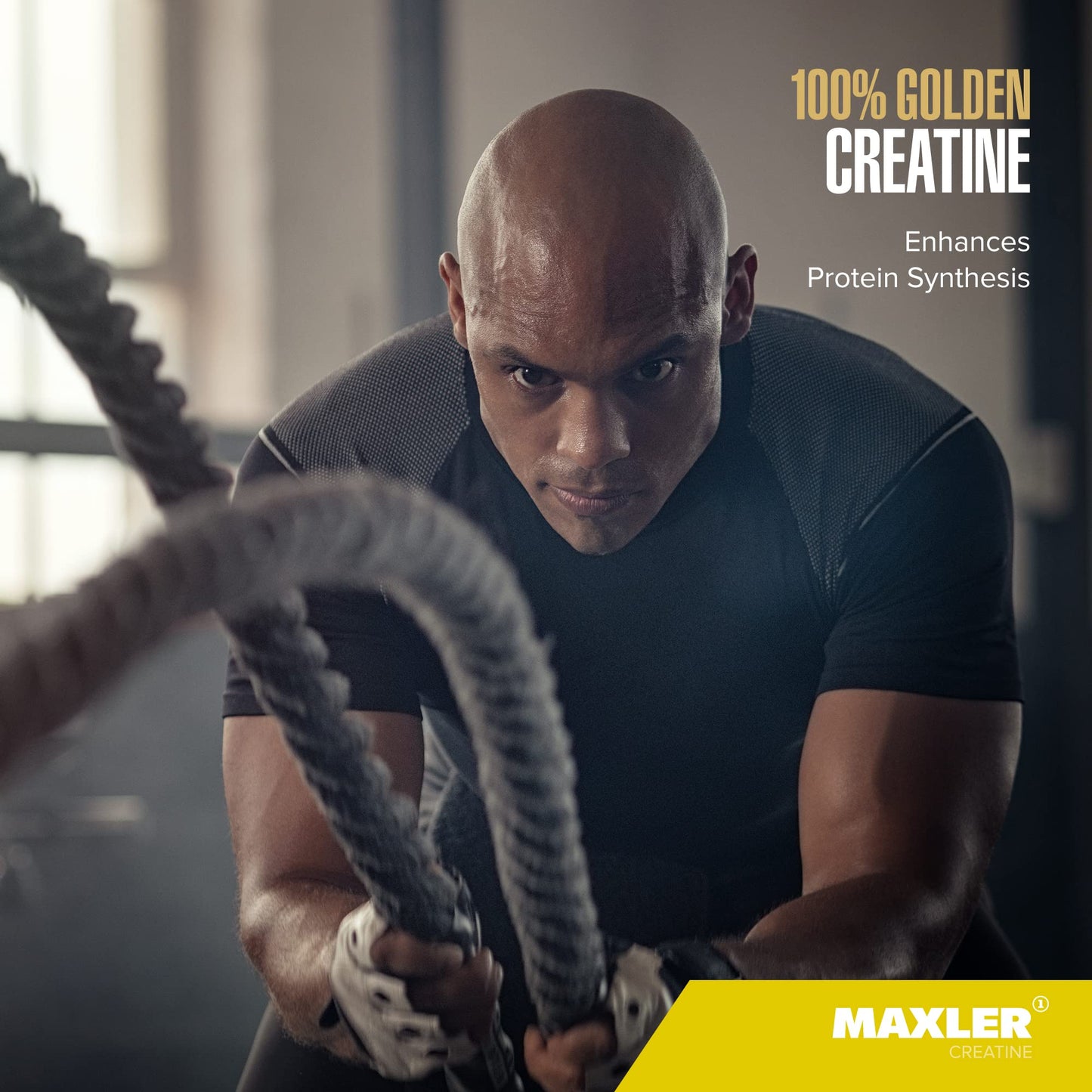 Maxler 100% Golden Creatine – Micronized Creatine Monohydrate Powder 300 g | Gluten Free, Unflavored, Vegan