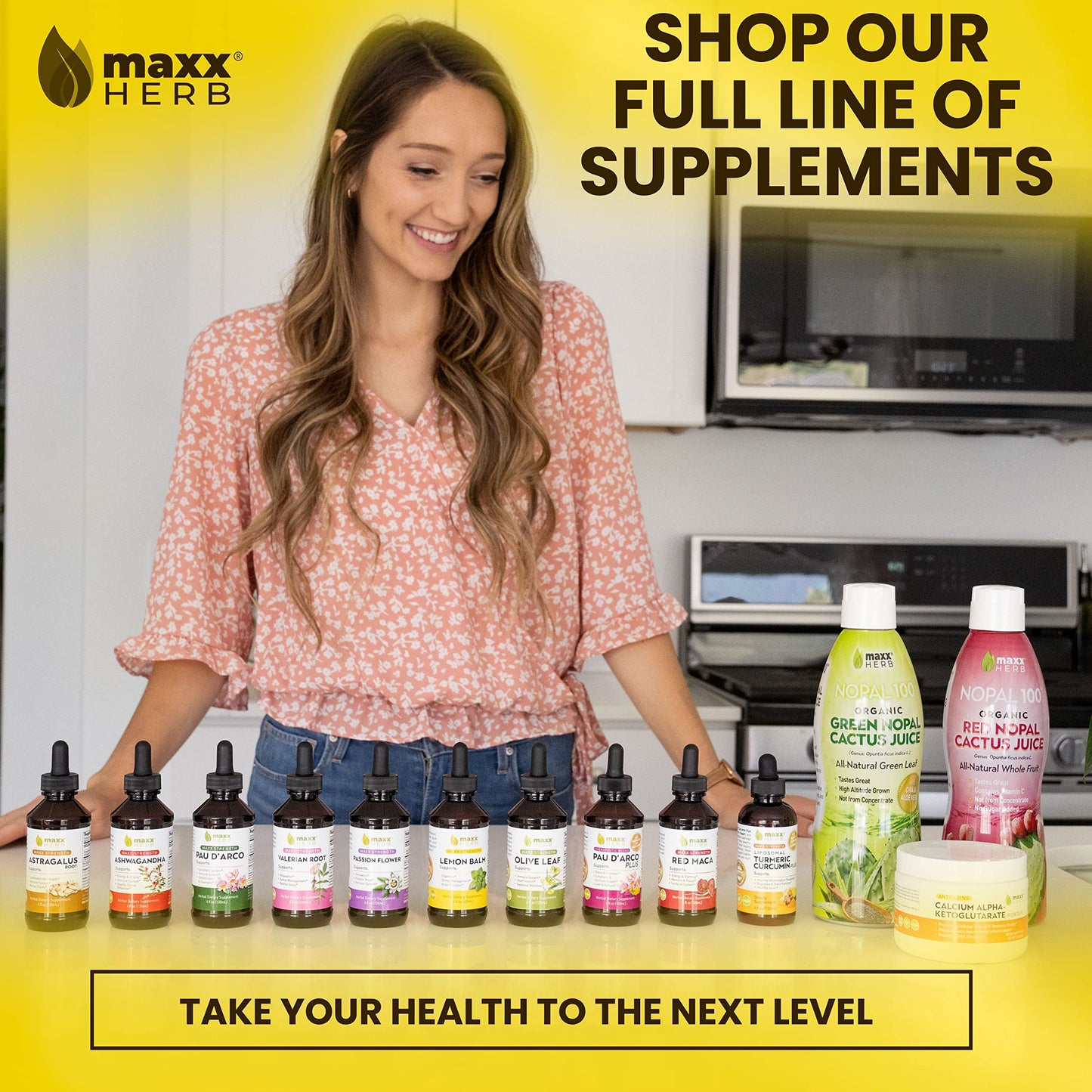 Maxx Herb Lemon Balm Extract – Max Strength Tincture (4 oz, 4 Bottles)