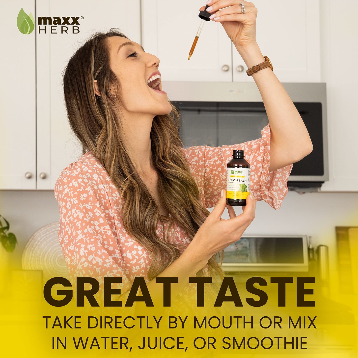 Maxx Herb Lemon Balm Extract – Max Strength Tincture (4 oz, 4 Bottles)