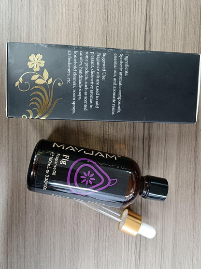 MAYJAM Fig Fragrance Oil 100ML with Glass Dropper – Diffuser & DIY Home Scents