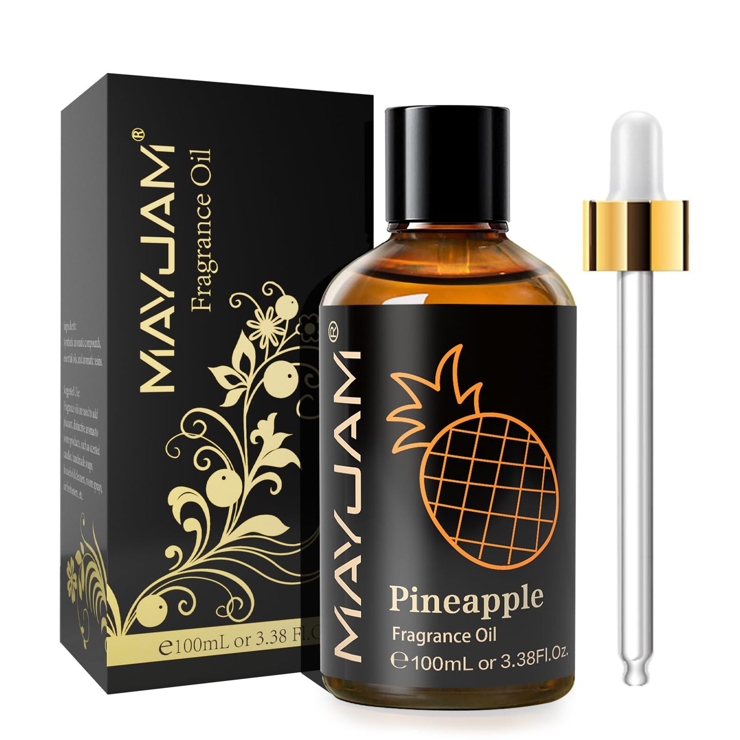 MAYJAM Pineapple Fragrance Oil 100ml – Diffuser & DIY Gift