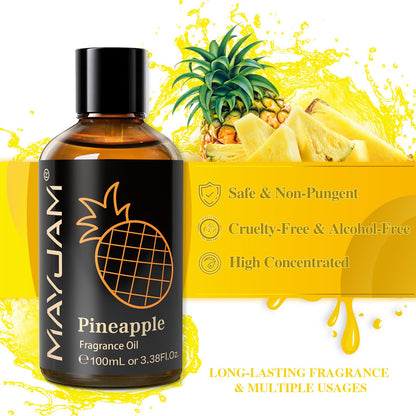 MAYJAM Pineapple Fragrance Oil 100ml – Diffuser & DIY Gift