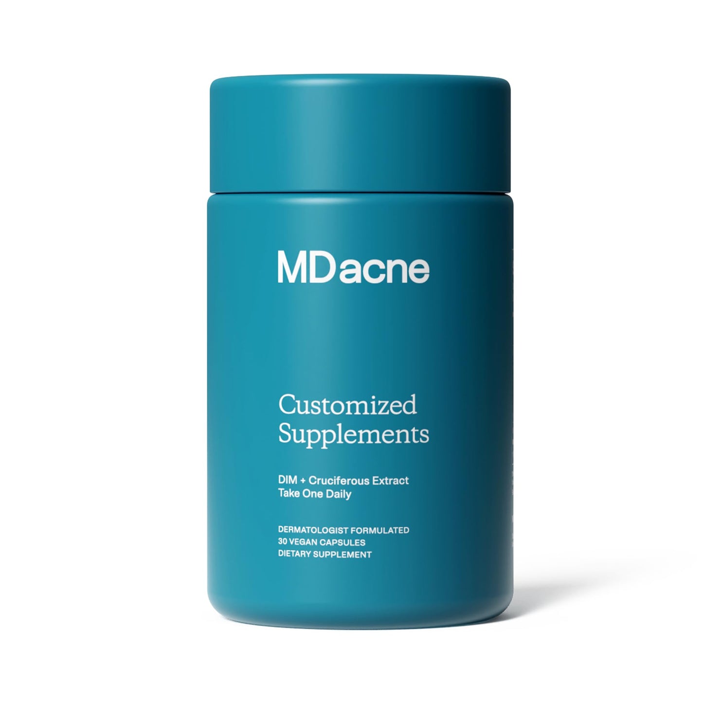 MDacne DIM Skin Clearing Supplements – 30 Vegan Capsules | Acne Treatment, Estrogen Balance & Hormone Support
