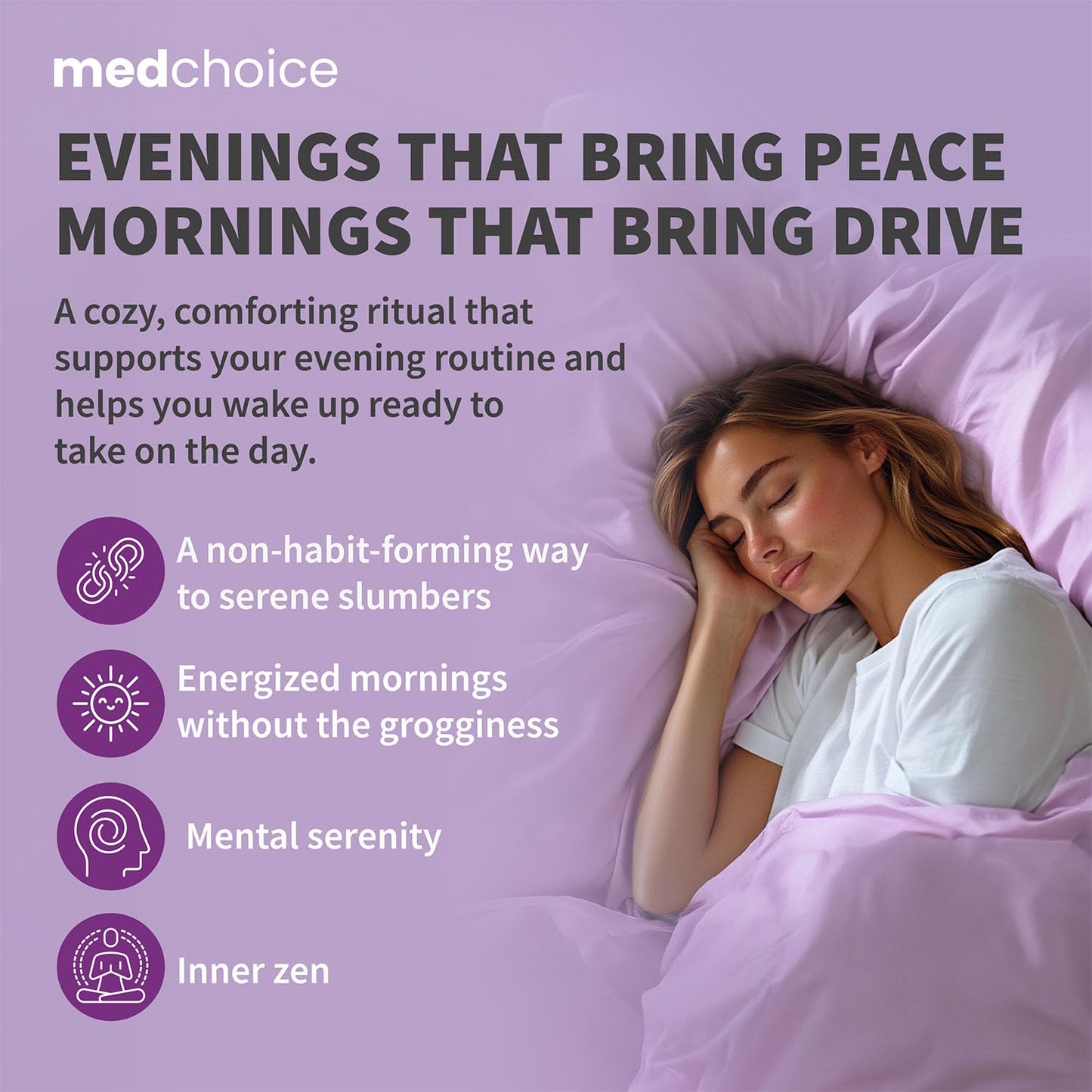 MEDCHOICE 12-in-1 Melatonin Sleep Capsules – 5mg Melatonin + Magnesium Glycinate 500mg (90ct, Pack of 4)
