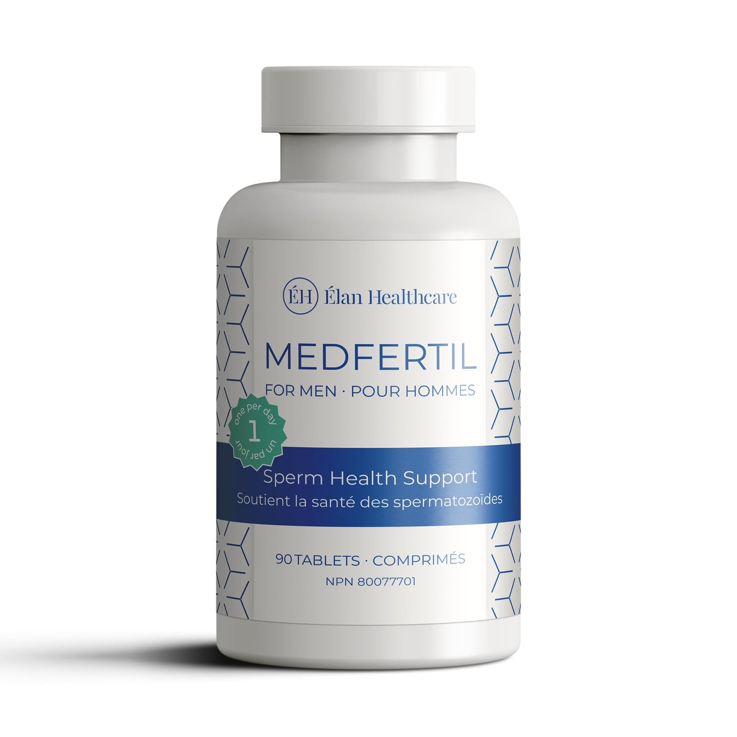 Medfertil for Men Dietary Supplement (90 ct) – CoQ10, B12, Zinc | Elan Healthcare