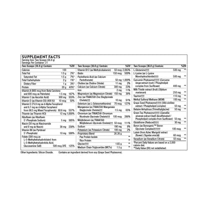 THORNE MediClear Plus – Foundational Support with Rice & Pea Protein, Multivitamin-Mineral Profile (27.2 oz)