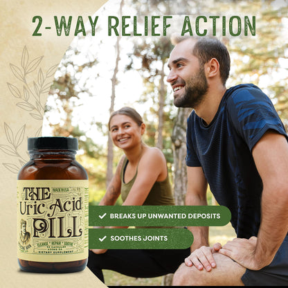 Medicine Man Plant Co The Uric Acid Pill – 90 Capsules | Tart Cherry, Celery Seed & Burdock Root