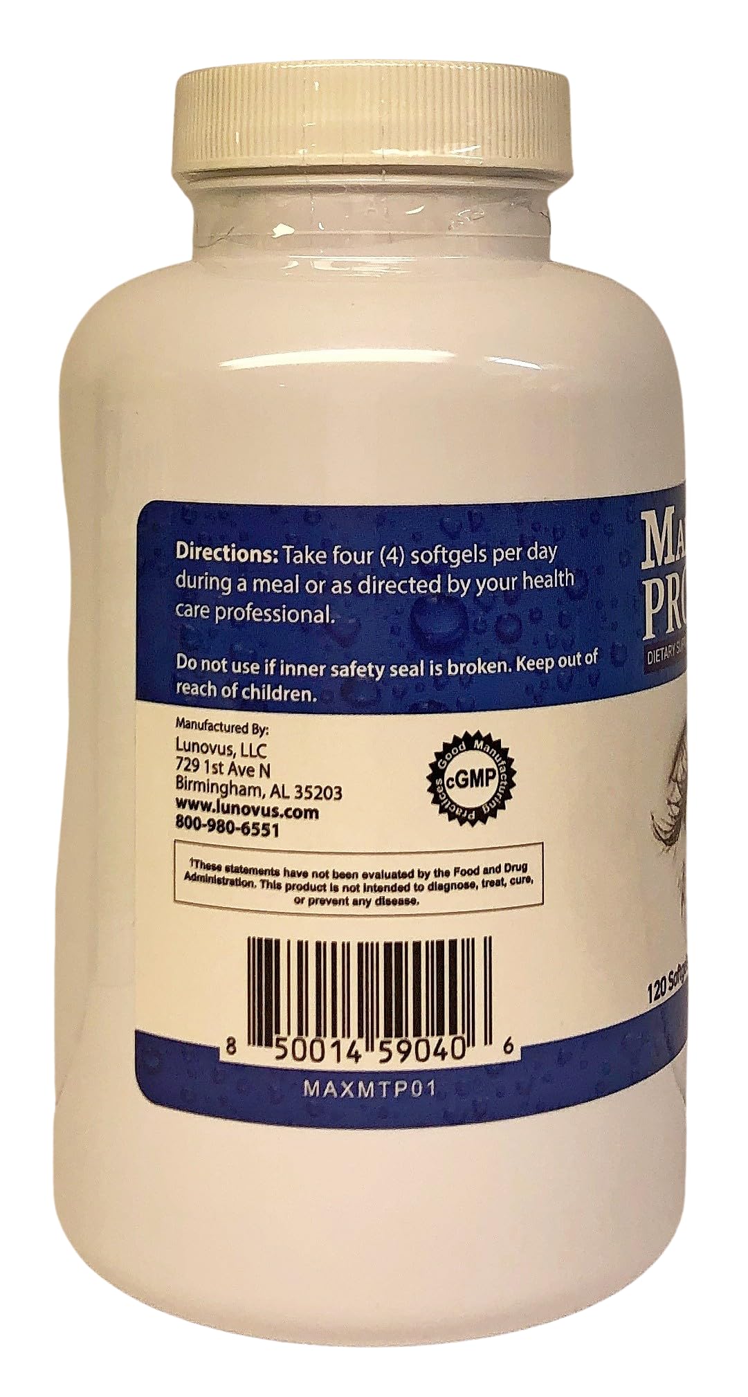 MedOp Pro 120 Softgels – Eye Support with Omega-3 EPA/DHA, Vitamin A & Mucin Complex