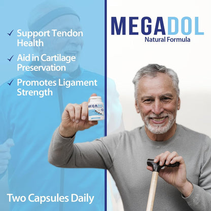 Xtreme Power Belt Megadol 100% Natural – AS Seen on TV Glucosamine + Chondroitin + Collagen + MSM – Proprietary Blend
