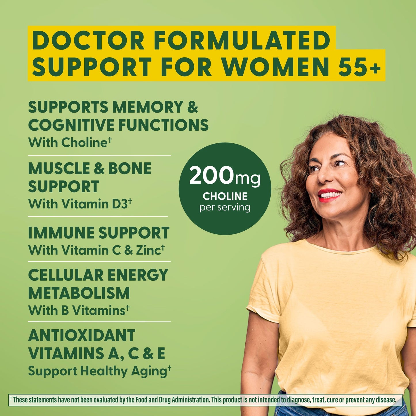 MegaFood Advanced Multivitamin for Women 55+ – Vegetarian, Methylated B12 & Folate, Vitamin D3, 120 Tablets (60 Servings)