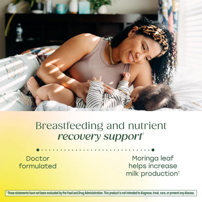 MegaFood Baby & Me 2 Postnatal Vitamins for Breastfeeding – Folate, Choline, Iodine, Vitamin D | 120 Tabs