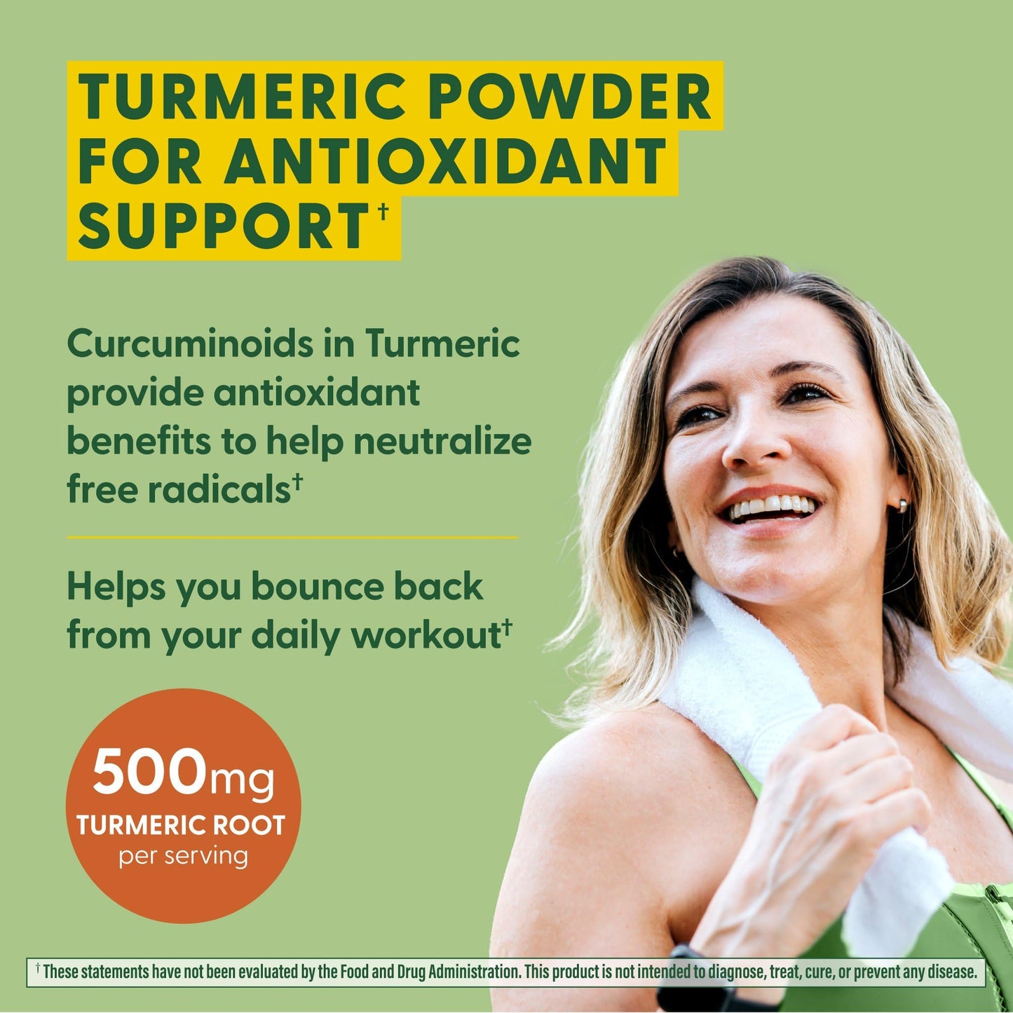 MegaFood Daily Turmeric Nutrient Booster Powder – Vegan Turmeric Supplement with Black Pepper, Tart Cherry & Vitamin C (2 x 2.08 oz)