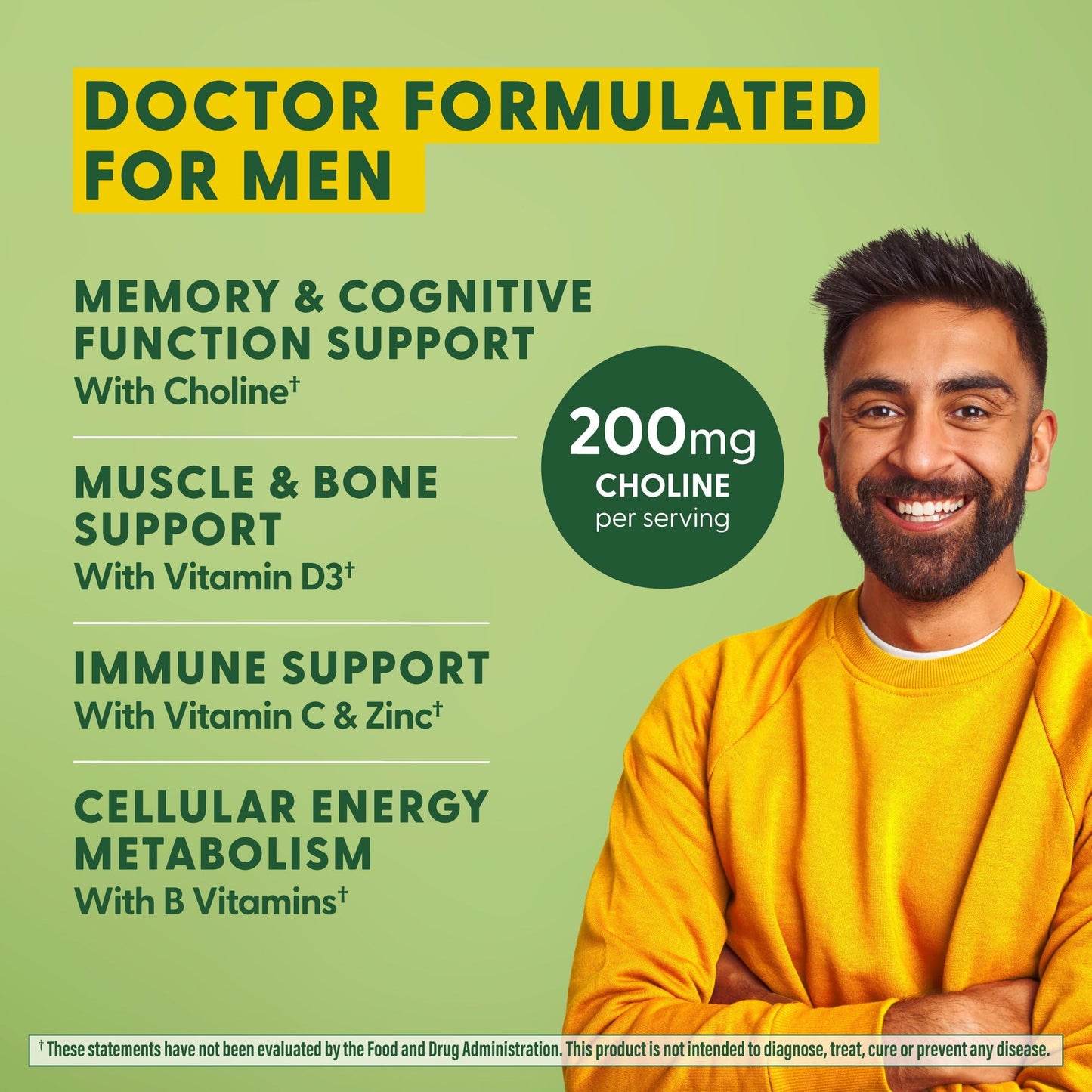 MegaFood Men's Advanced Multivitamin – Doctor-Formulated for Brain Health & Immune Support | 120 Tabs