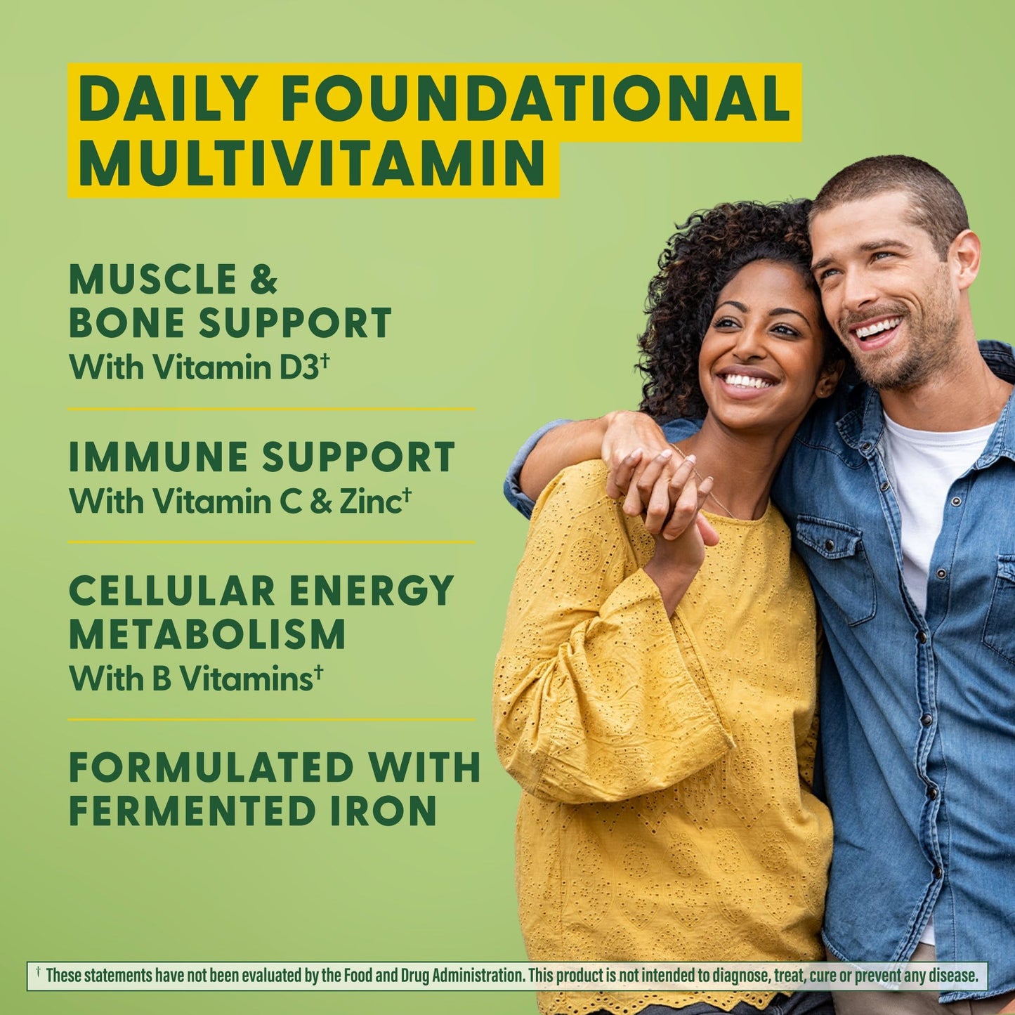 MegaFood One Daily Multivitamin for Women & Men – Real Food Immune Support, Vitamin C & B, 90 Tablets