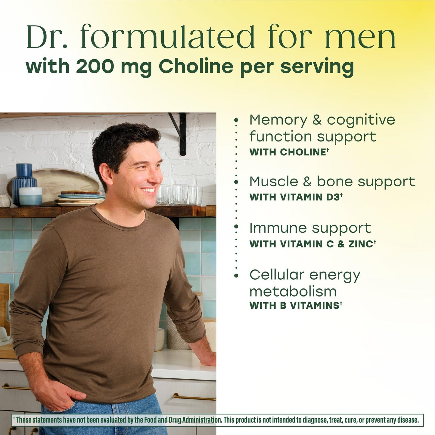 MegaFood Men's Advanced Multivitamin – Doctor-Formulated for Brain Health & Immune Support | 120 Tabs