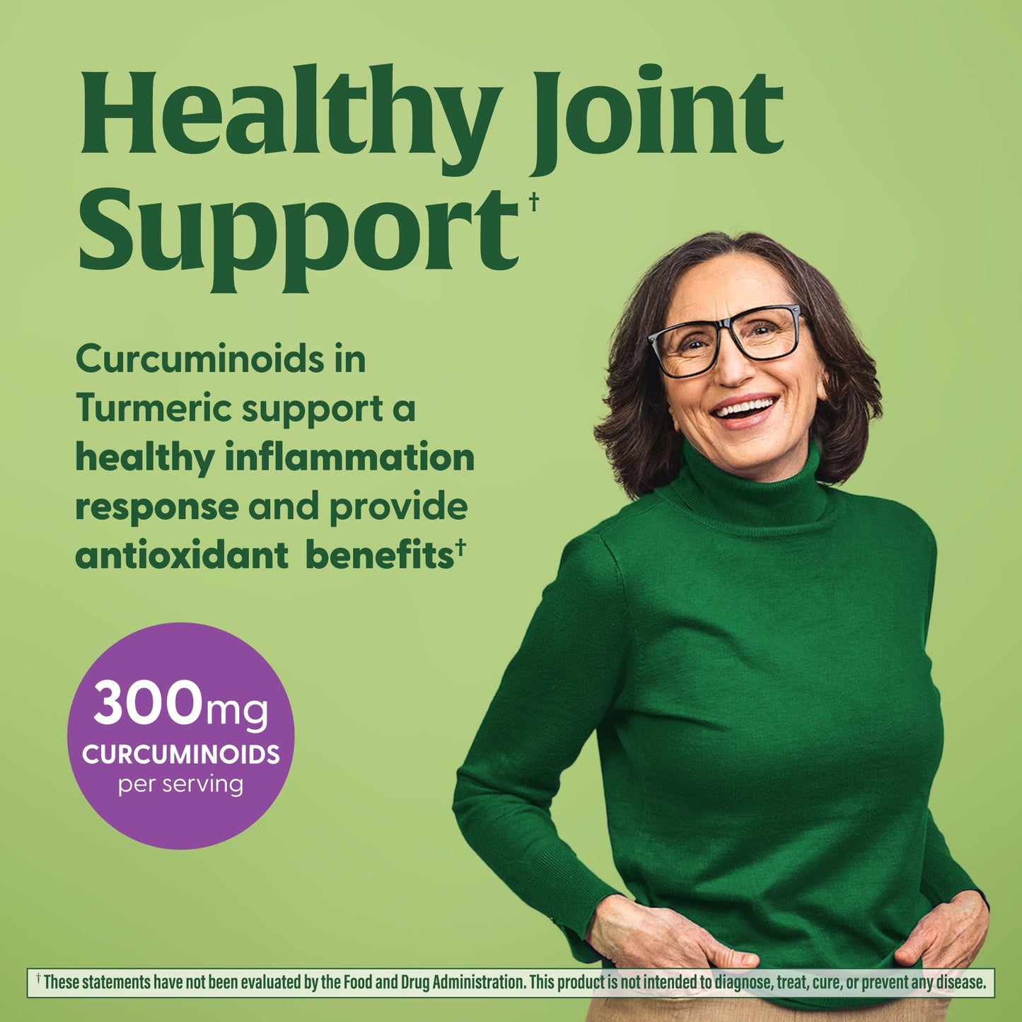 MegaFood Turmeric Curcumin - Joint Support (Vegan, Non-GMO) 60 Tablets