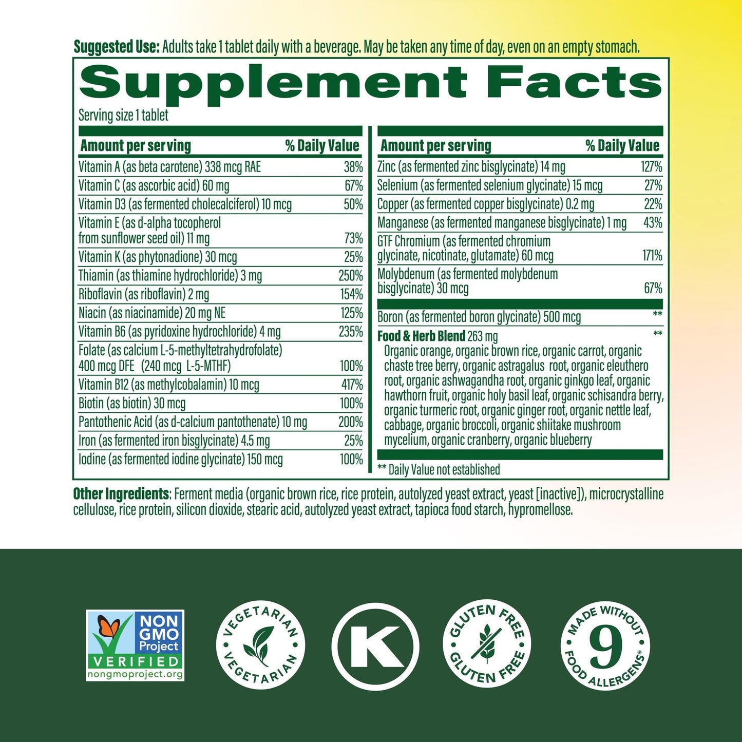 MegaFood Women 40+ Multivitamin | One Daily, Vegetarian, Methylated B12 & Folate