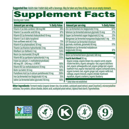 MegaFood Women 40+ Multivitamin | One Daily, Vegetarian, Methylated B12 & Folate