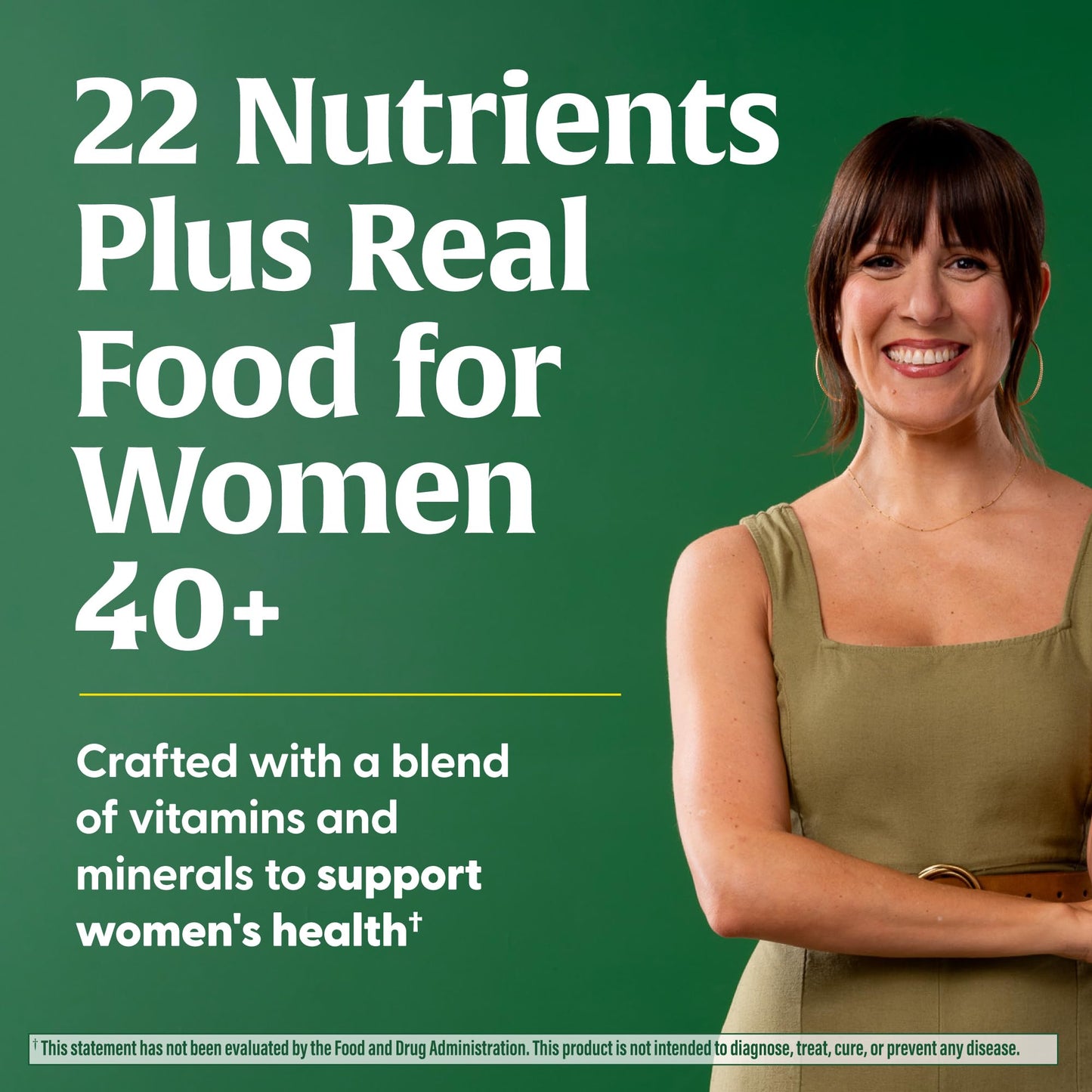 MegaFood Women 40+ Multivitamin | One Daily, Vegetarian, Methylated B12 & Folate