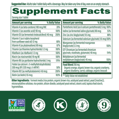 MegaFood Women 55+ One Daily Multivitamin – Vitamin D3, B12, Folate | Vegetarian