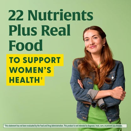 MegaFood Women’s Multivitamin One Daily – Vegetarian, Gluten Free, Iron & B Vitamins – 90 Tablets