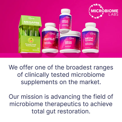 Microbiome Labs MegaSporeBiotic Probiotics for Women & Men - Spore-Based Digestive Health (60 Capsules)