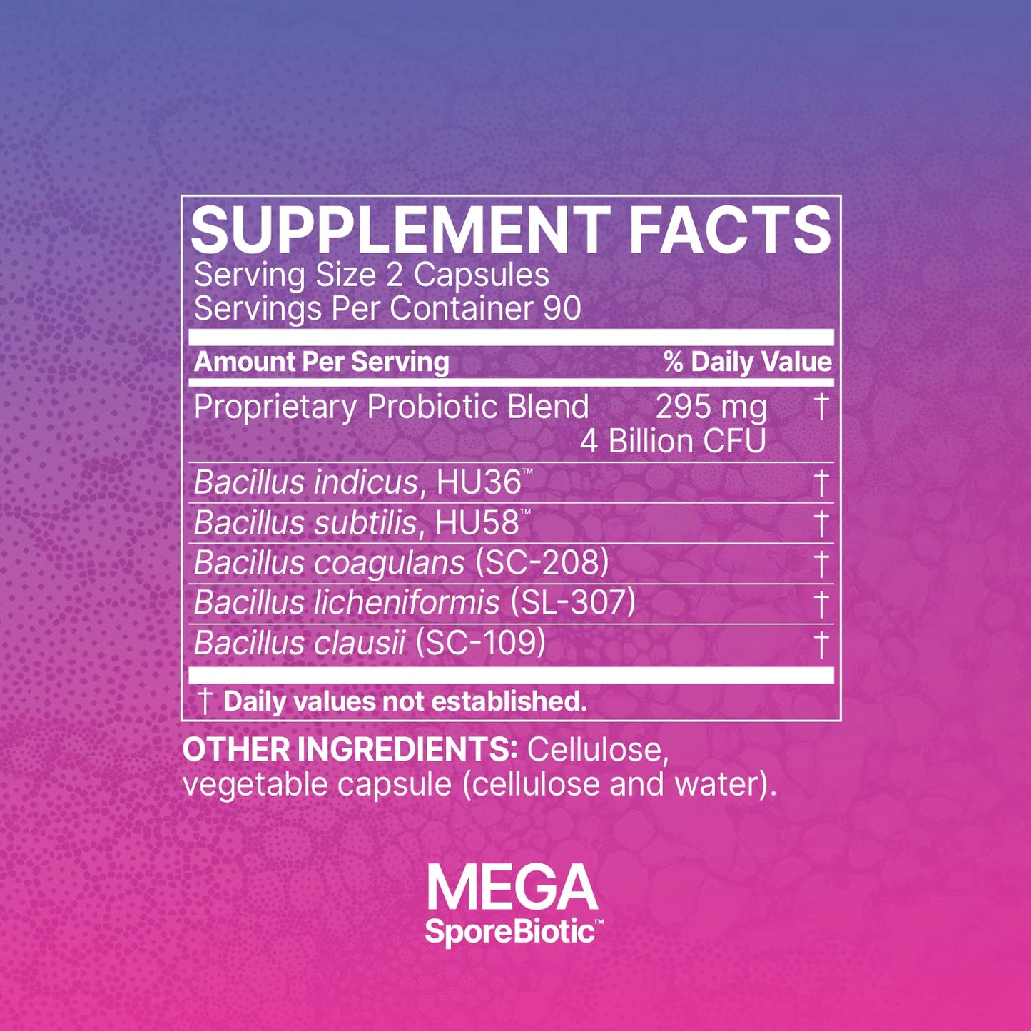 MegaSporeBiotic Probiotics - Spore-Based Digestive Health (180 Capsules)