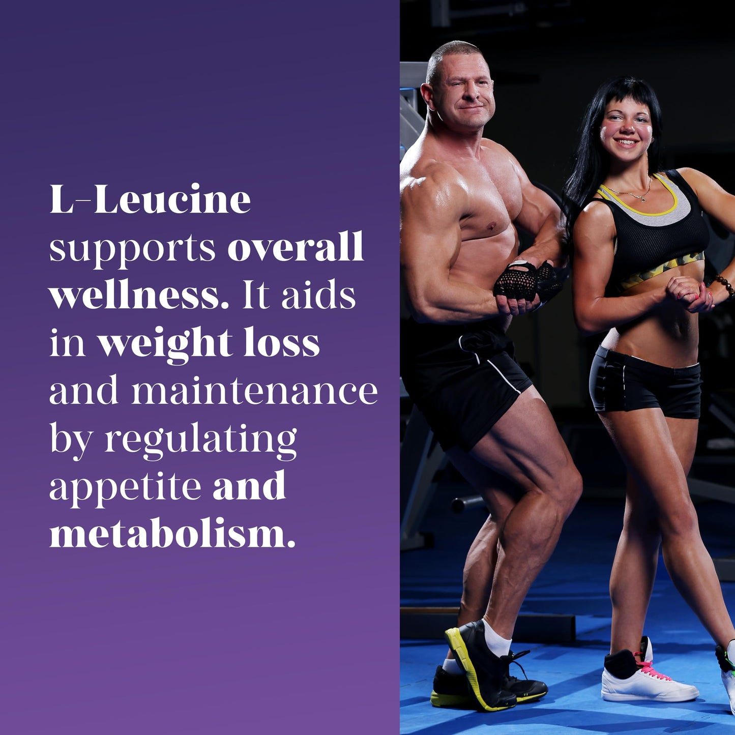 MEIBOTAN 100% Pure L-Leucine 2000mg - Muscle Recovery, Non-GMO & Vegan - 60 Vegetarian Capsules