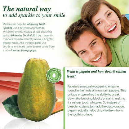 Melaleuca Whitening Tooth Polish Paste Fluoride-Free 3.8oz – Fresh Mint