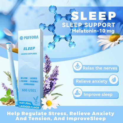 Melatonin Diffuser Pen with Lavender, L-Theanine & Ashwagandha for Restful Sleep