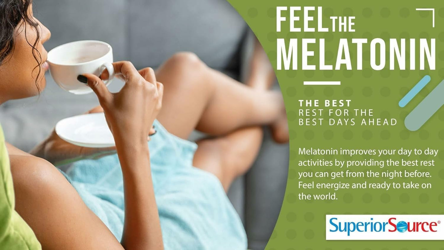 Superior Source Extra Strength Melatonin 25 mg | Instant Dissolve Tablets