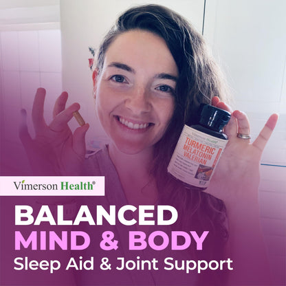 Vimerson Health Melatonin Sleep Aid with L-Theanine & Valerian – 2 Pack
