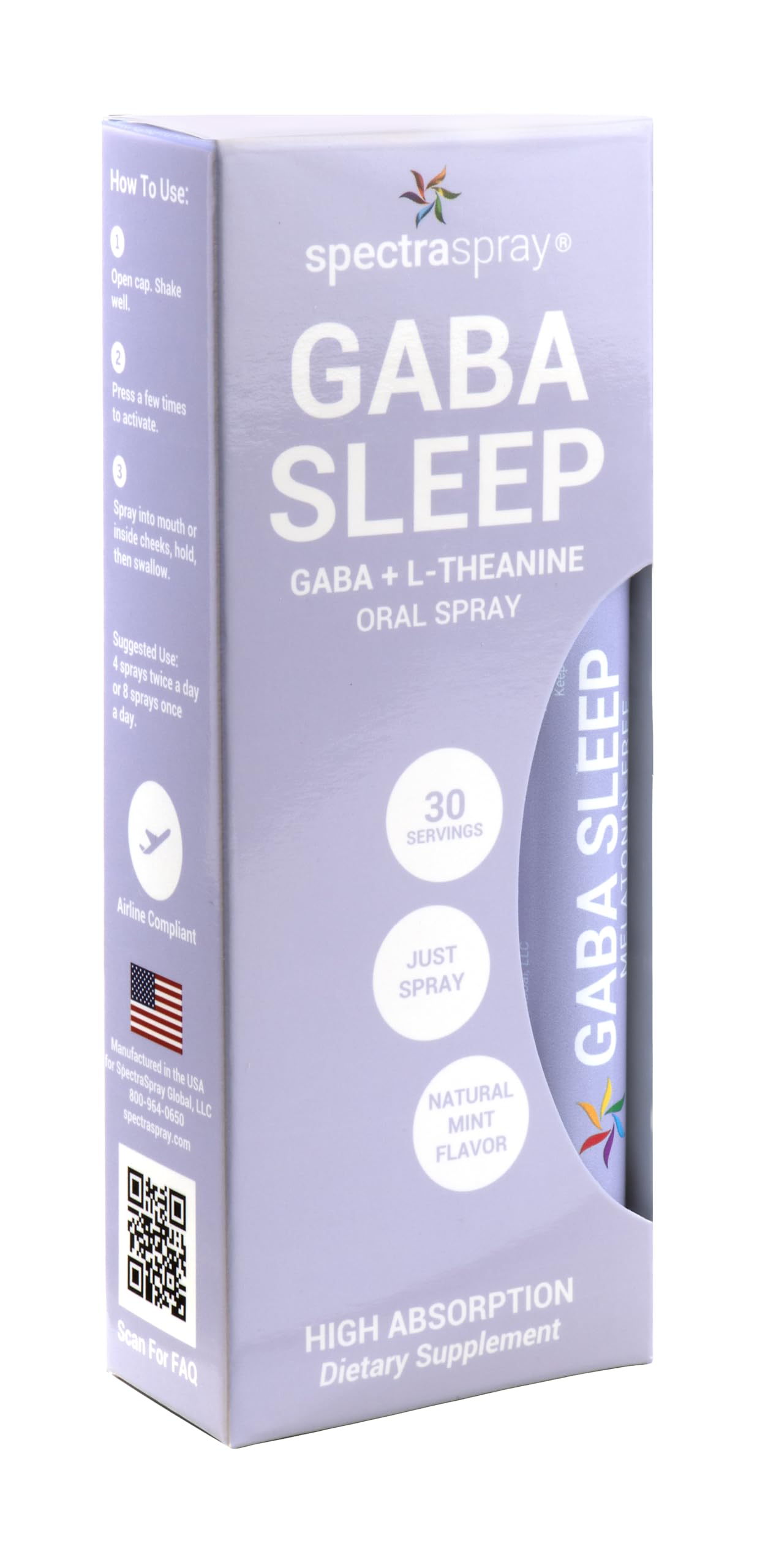 Melatonin Free GABA Sleep Spray 2 Pack – Vegan, Natural & Effective