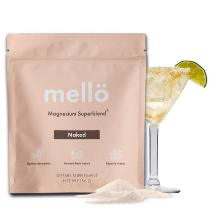 Ned mellö Magnesium Superblend Powder – Glycinate + L-Theanine, GABA, 70+ Minerals | Sleep, Relaxation & Balanced Energy | Unflavored, 30 Servings