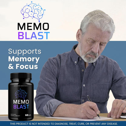 VIVALIS Memo Blast Capsules — 5 Pack Premium Formula for Overall Health & Wellness