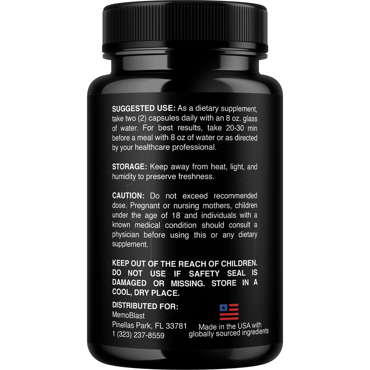 VIVALIS Memo Blast Capsules — 5 Pack Premium Formula for Overall Health & Wellness