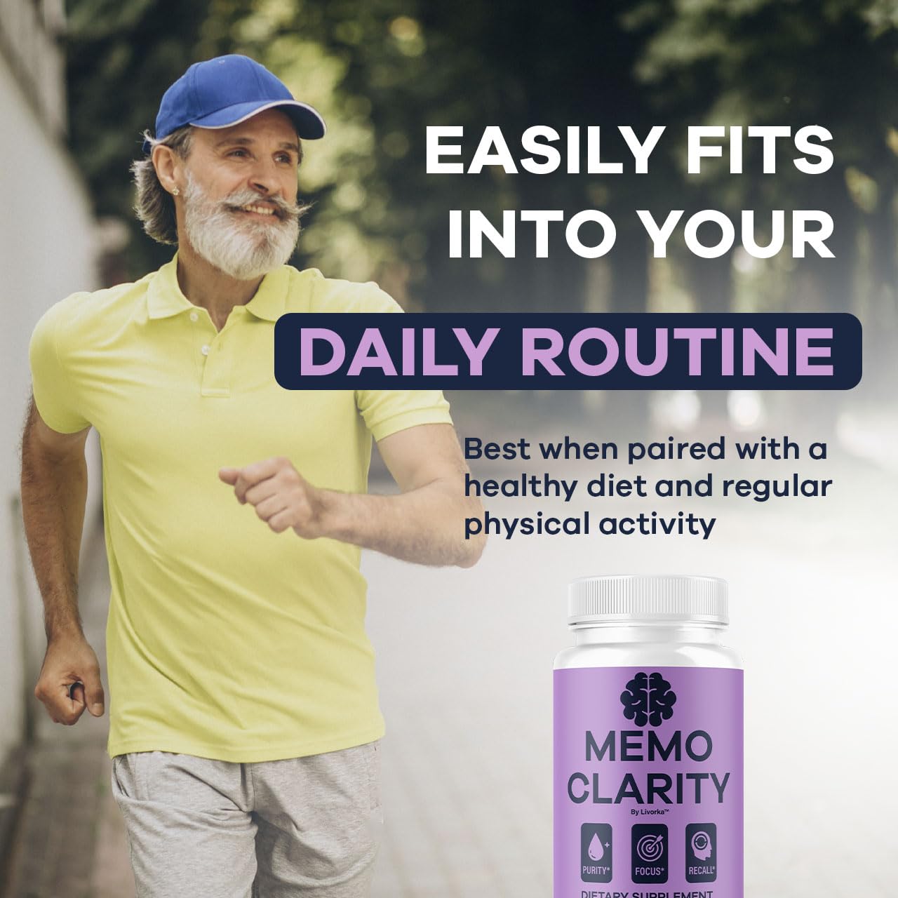 (3 Pack) Memo Clarity Capsules - Advanced Natural Supplement, 180 Capsules